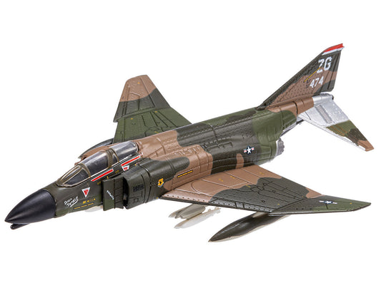 McDonnell Douglas F-4 Phantom Aircraft "Brain Damage 67th TFS Korat RTAB Thailand Rolling Thunder" (1972) United States Air Force "Collector Series" 1/144 Diecast Model by Air Force 1