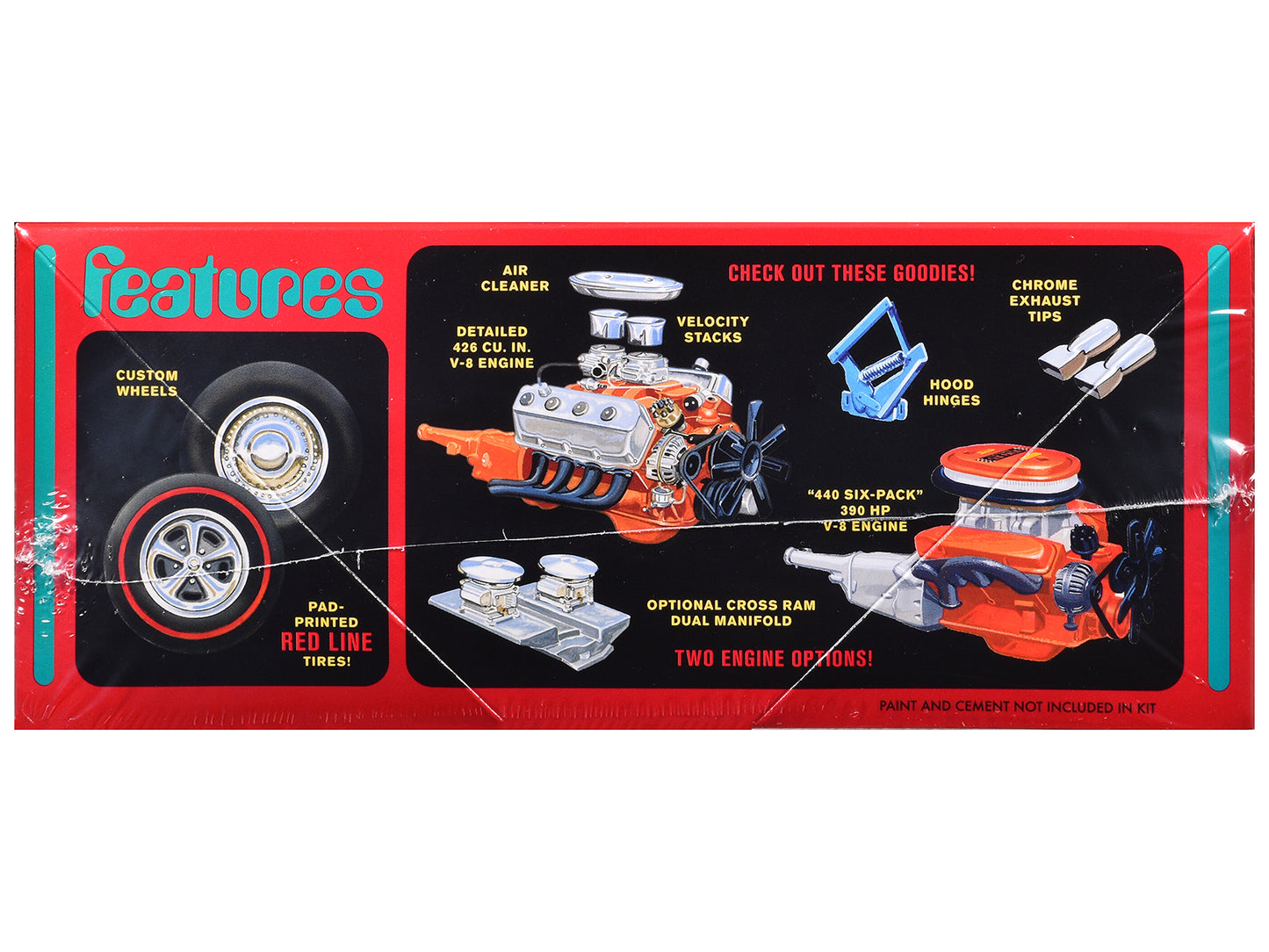 Skill 2 Model Kit 1969 Plymouth GTX Hardtop 1/25 Scale Model by AMT