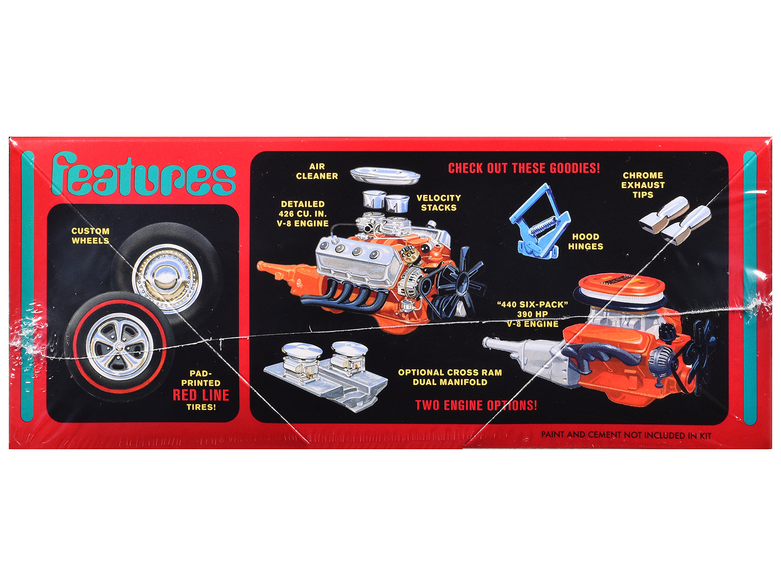 Skill 2 Model Kit 1969 Plymouth GTX Hardtop 1/25 Scale Model by AMT