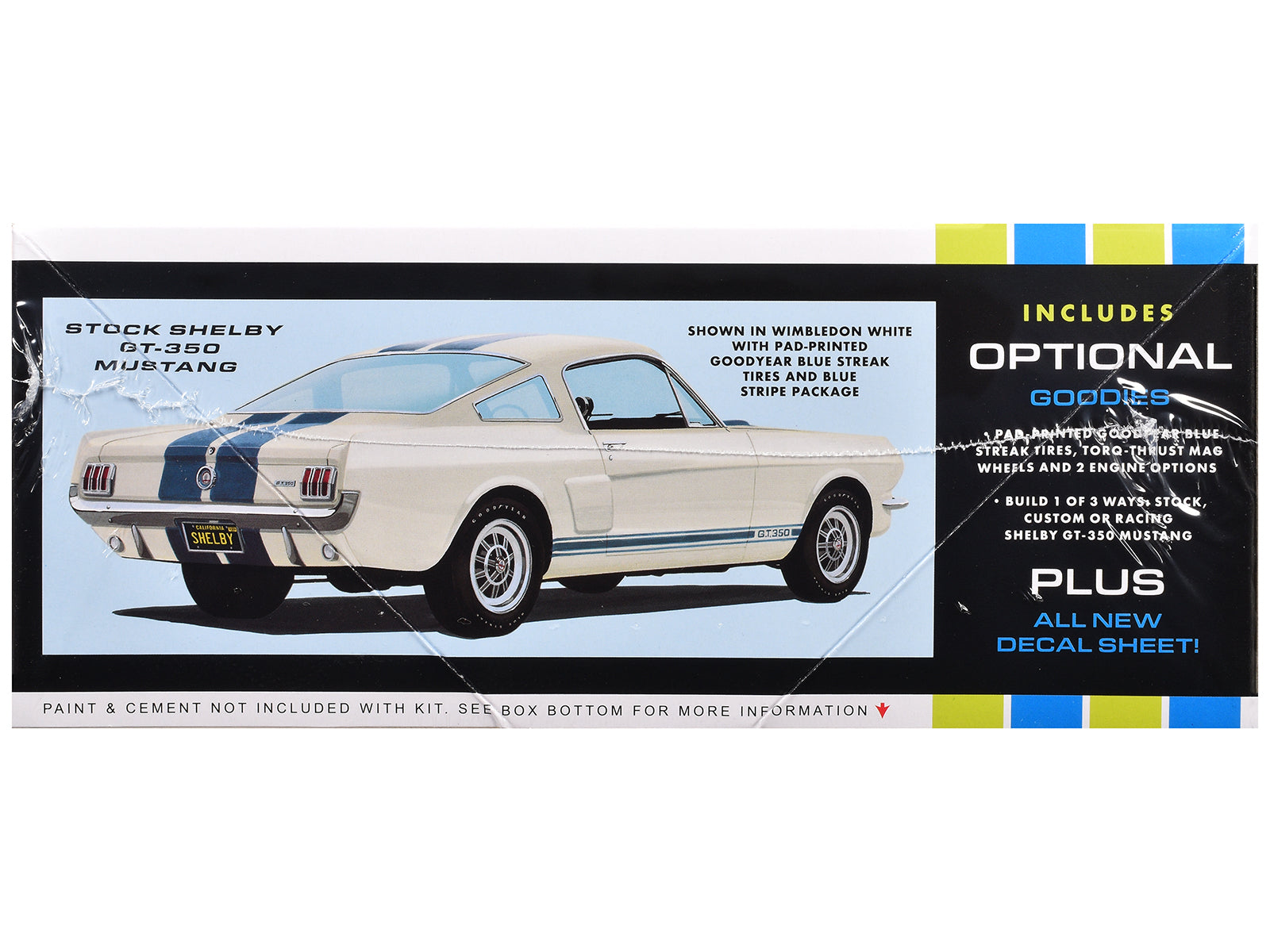 Skill 2 Model Kit 1966 Shelby Mustang GT-350 1/25 Scale Model by AMT