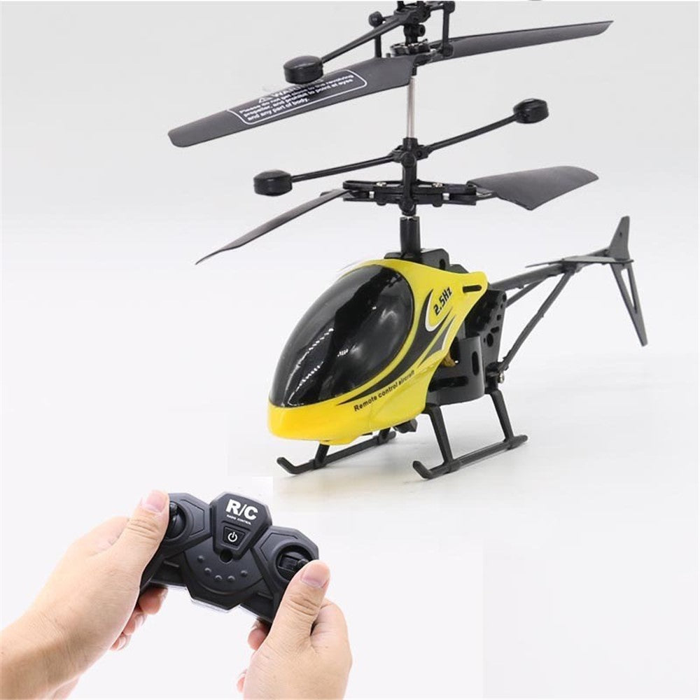 Rechargeable Fall-resistant Helicopter Remote Control Aircraft RC Drone Kids Toy