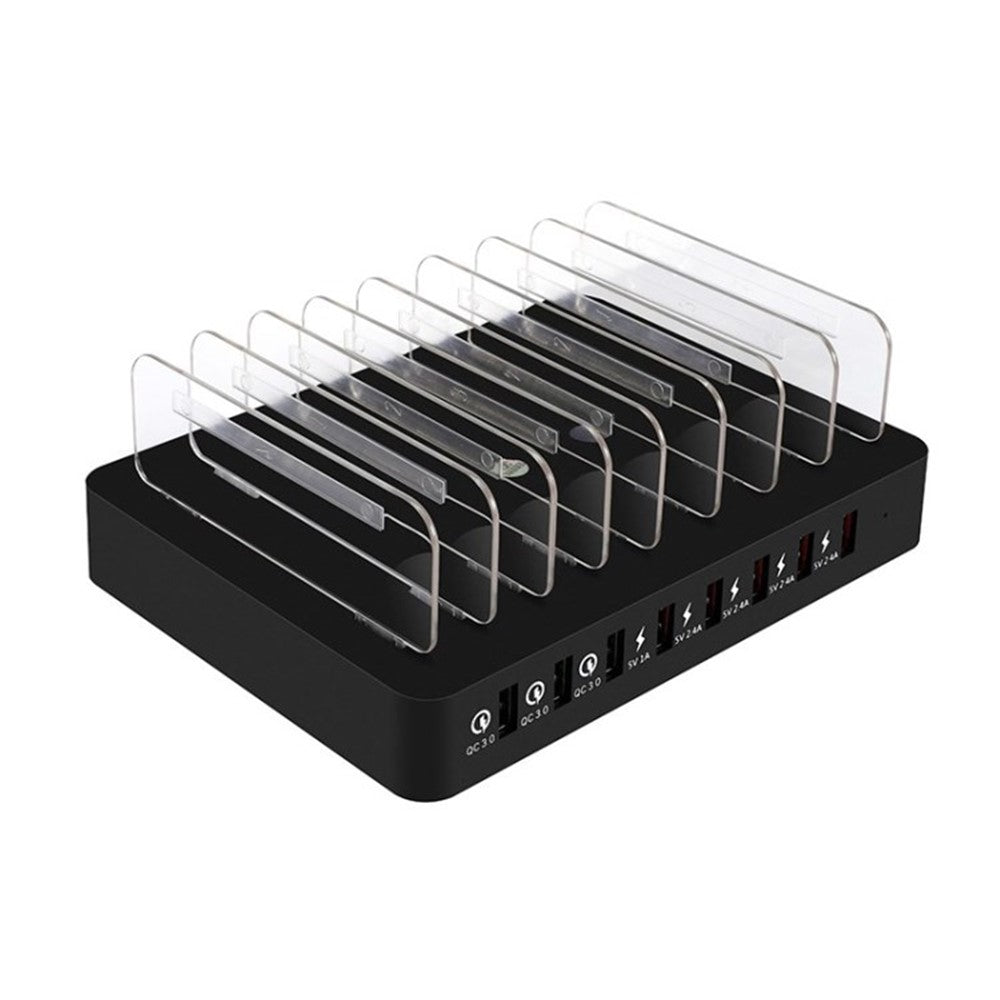 QC 3.0 8-Port USB Hub PD Charging USB Splitter Phone Charger Adapter