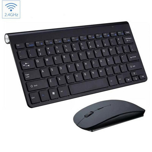 Mini Wireless Keyboard and 2.4G Optical Mouse Set 1200DP Gaming Mouse Pad