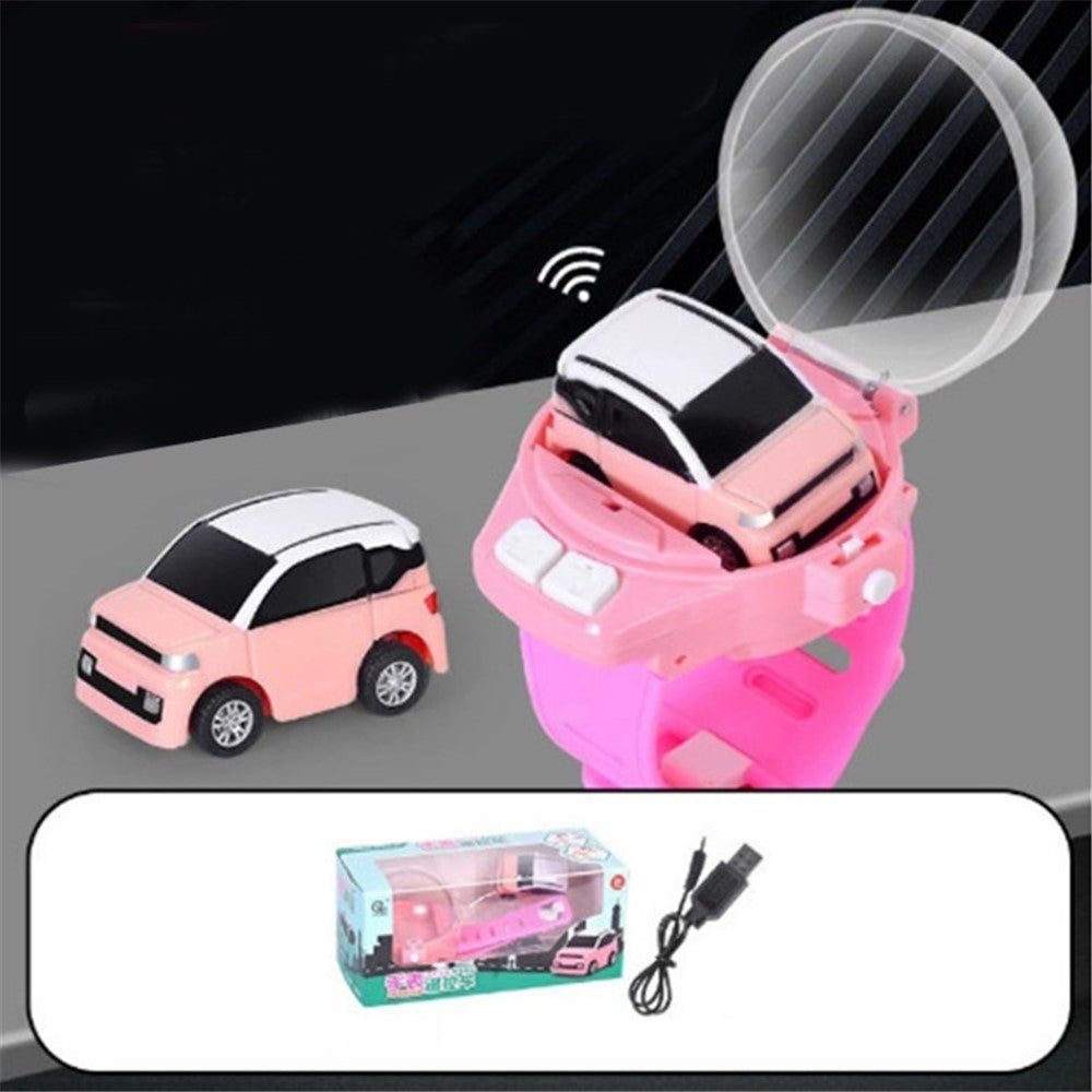 Mini Remote Control Car Watch Toy 2.4 GHz Cute Wrist Racing Car Watch Children Birthday Gift