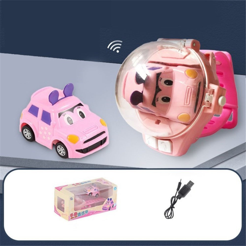 Mini Remote Control Car Watch Toy 2.4 GHz Cute Wrist Racing Car Watch Children Birthday Gift