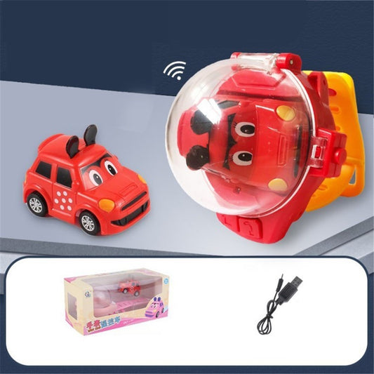 Mini Remote Control Car Watch Toy 2.4 GHz Cute Wrist Racing Car Watch Children Birthday Gift