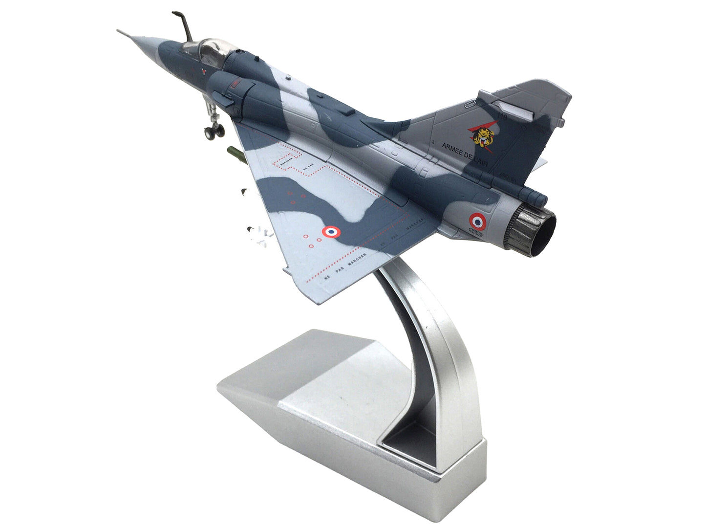 Dassault Mirage 2000C Fighter Aircraft "EC 1/12 Cambresis SPA 162 Tigre NATO Tiger Meet Belgium" (2009) Armee de l'Air (French Air Force) 1/100 Diecast Model Airplane