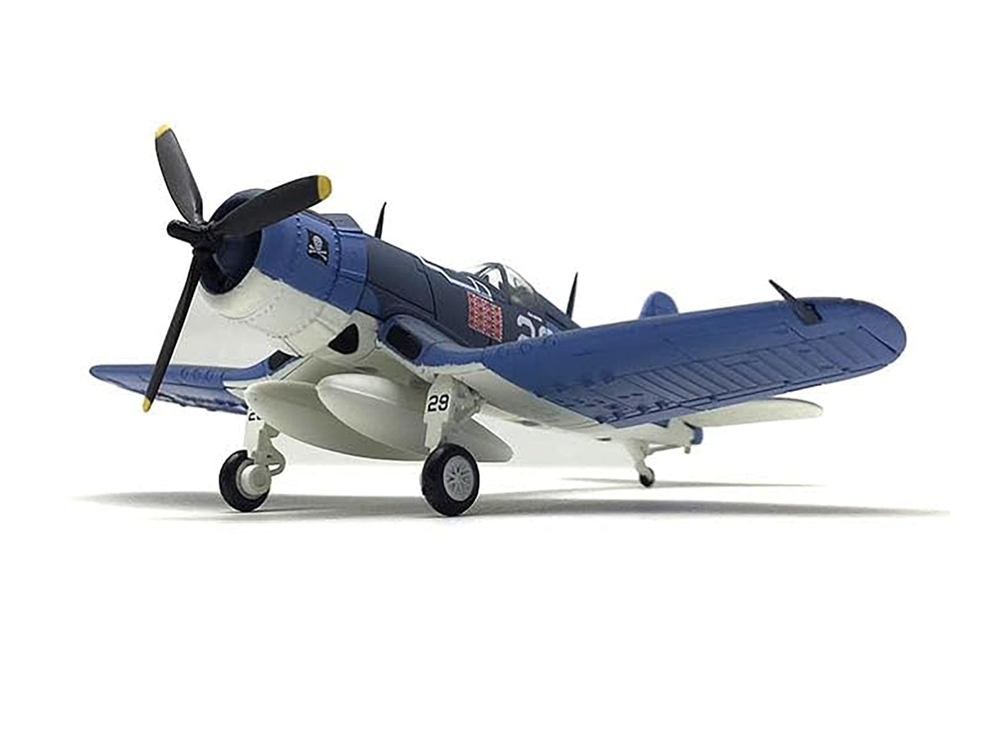 Vought F4U-1D Corsair Fighter Aircraft "VF-17 Jolly Rogers 16-Victory Ace Lt. (jg) Ira Kepford" (1944) United States Navy 1/72 Diecast Model Airplane