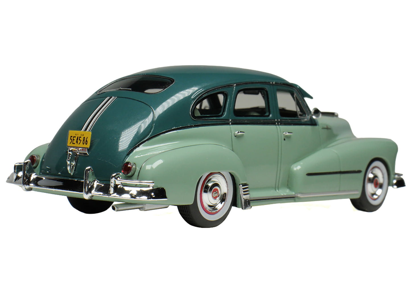 1948 Pontiac 4 Door Sedan Genesee Green 2-Tone with Green Interior Limited Edition to 200 pieces Worldwide 1/43 Model Car by Goldvarg Collection