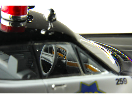 1970 Ford Custom Police Car "San Francisco Police Department" Black and White Limited Edition to 200 pieces Worldwide 1/43 Model Car by Goldvarg Collection