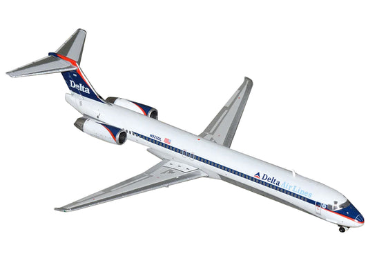 McDonnell Douglas MD-88 Commercial Aircraft "Delta Air Lines" (N925DL) White with Blue and Red Graphics 1/400 Diecast Model Airplane by GeminiJets