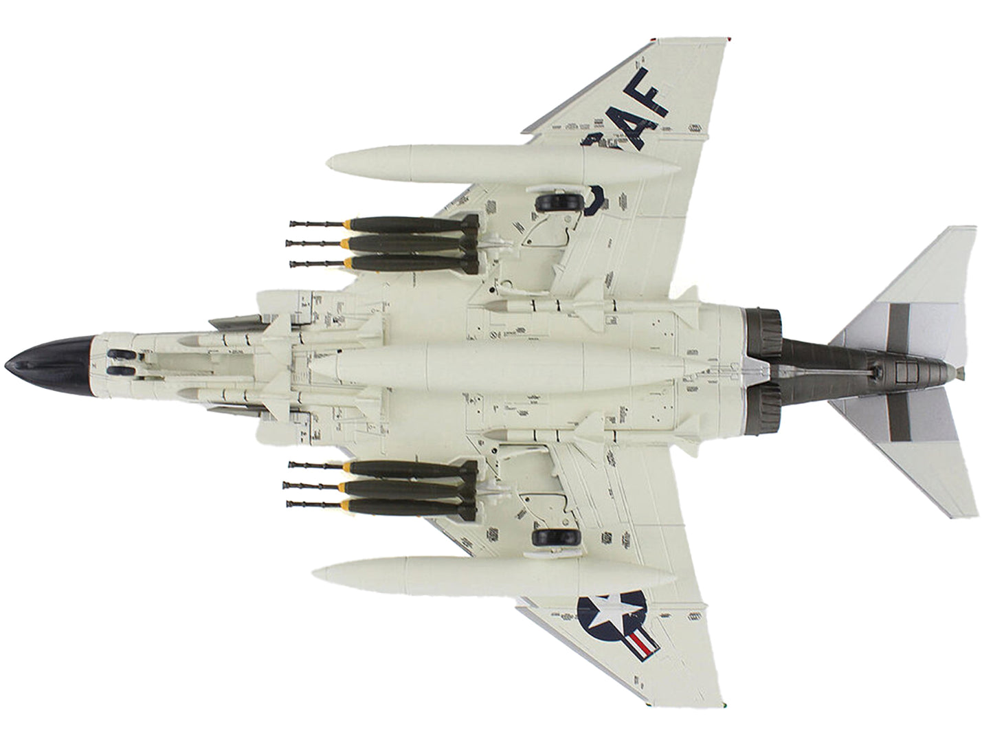 McDonnell Douglas F-4C Phantom II Fighter-Bomber Aircraft "433rd TFS 8th TFW Ubon Thailand" (1966) United States Air Force "Air Power Series" 1/72 Diecast Model by Hobby Master