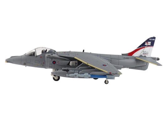 British Aerospace Harrier GR.9 Aircraft "ZD406 Royal Navy Strike Wing RAF Station Cottesmore" (2009) British Royal Air Force/Navy "Air Power Series" 1/72 Diecast Model by Hobby Master