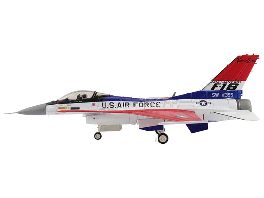 Lockheed F-16CM Fighting Falcon Fighter Aircraft "91-0395 Viper Demo Shaw Air Force Base" (2024) United States Air Force "Air Power Series" 1/72 Diecast Model by Hobby Master