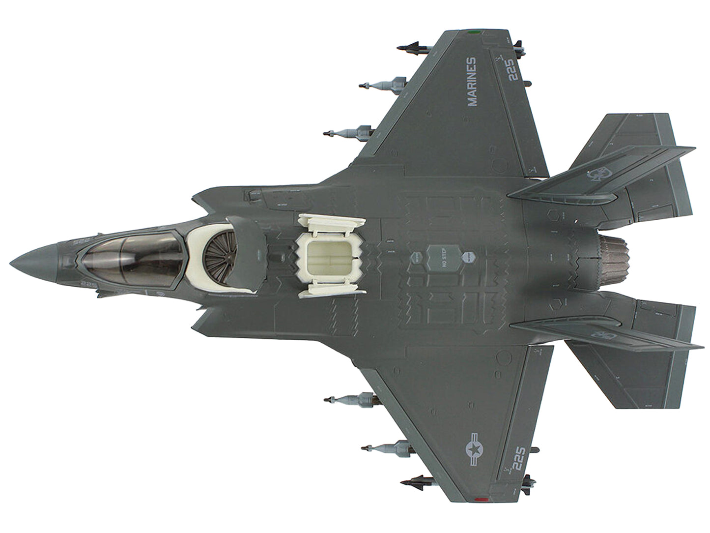Lockheed Martin F-35B Lightning II Aircraft Beast Mode Configuration "VMFA-225 Vikings Yuma Marine Corps Air Station" (2023) United States Marine Corps "Air Power Series" 1/72 Diecast Model by Hobby Master