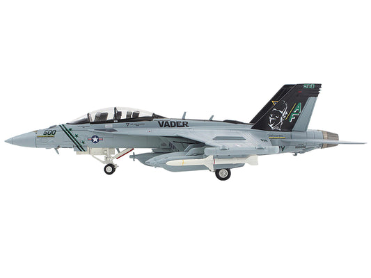 Boeing EA-18 Growler Aircraft "VAQ-209 Star Warriors AF500 Vader" (2024) United States Navy "Air Power Series" 1/72 Diecast Model by Hobby Master