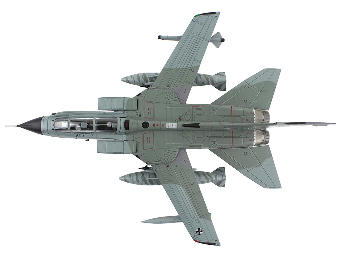 Panavia Tornado ECR Fighter-Bomber Aircraft "46+54 Tactical Air Wing 51 Schleswig-Jagel Air Base Germany" (2017) German Luftwaffe "Air Power Series" 1/72 Diecast Model by Hobby Master