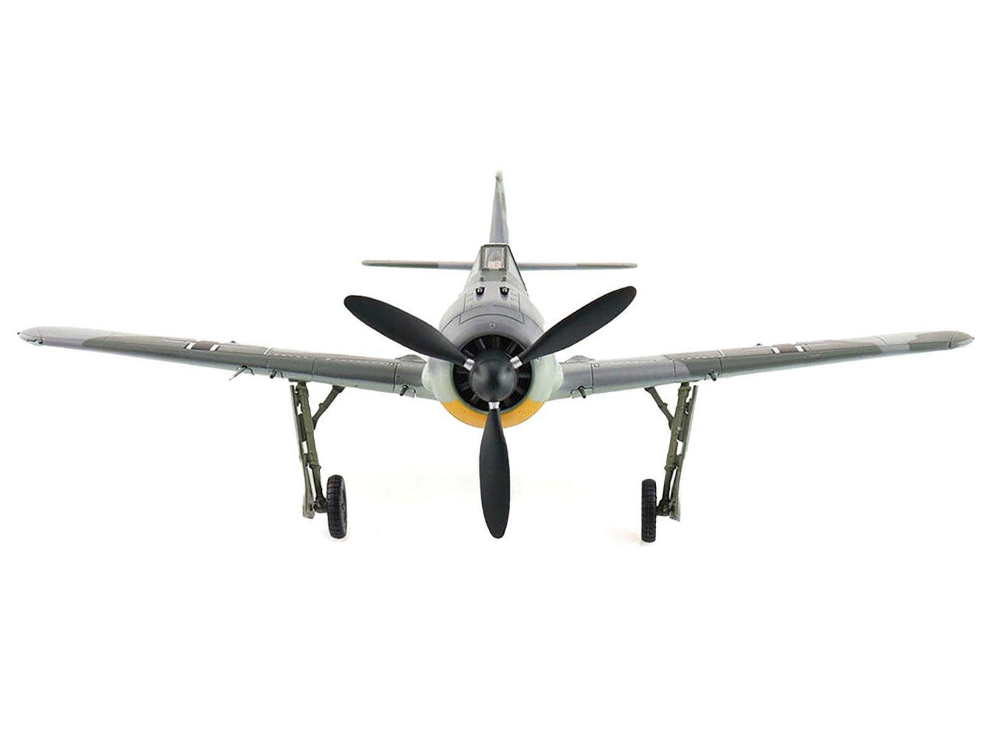Focke-Wulf FW 190A-3 Fighter Aircraft "III/JG 2 Commander Hptm. Hans Hahn WWII" German Luftwaffe "Air Power Series" 1/48 Diecast Model by Hobby Master