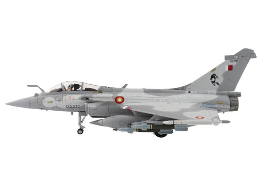Dassault Rafale EQ Fighter Aircraft "QA210" (2019) Qatar Emiri Air Force "Air Power Series" 1/72 Diecast Model by Hobby Master