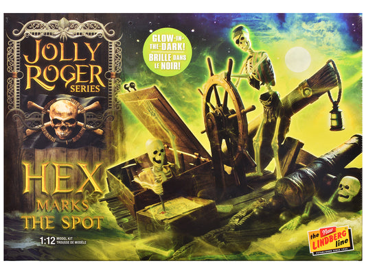 Skill 2 Model Kit Jolly Roger Series "Hex Marks the Spot" Diorama Set 1/12 Scale Model by Lindberg