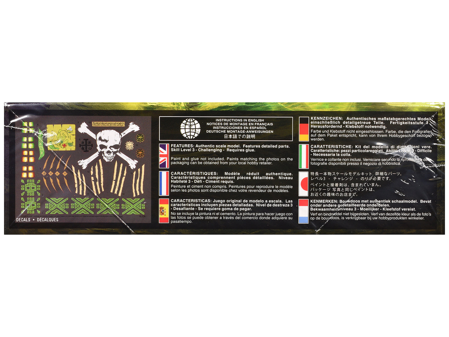 Skill 2 Model Kit Jolly Roger Series "Hex Marks the Spot" Diorama Set 1/12 Scale Model by Lindberg