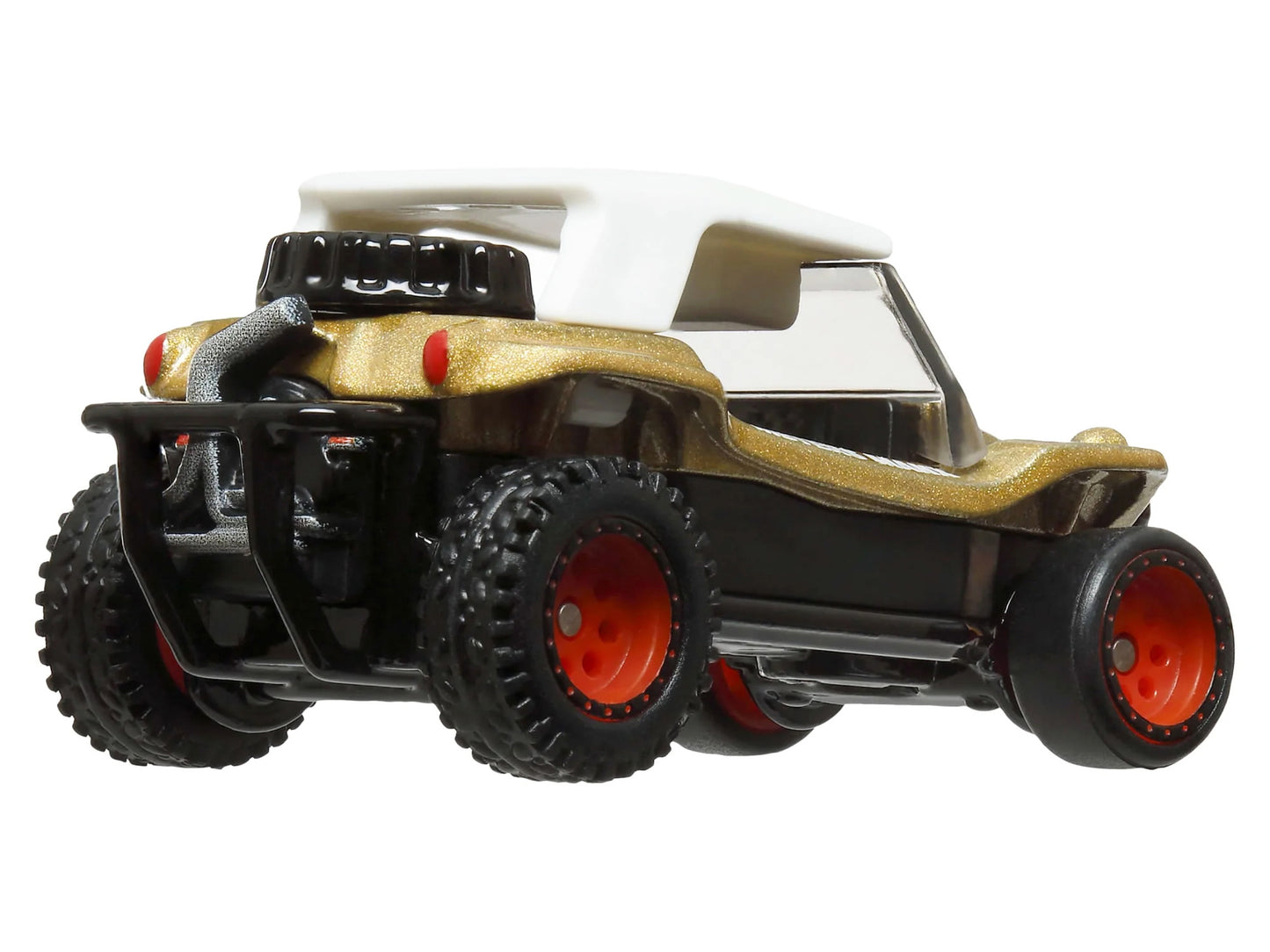 Meyer Manx Dune Buggy #1 Gold Metallic with White Top "Boulevard" Series Diecast Model Car by Hot Wheels