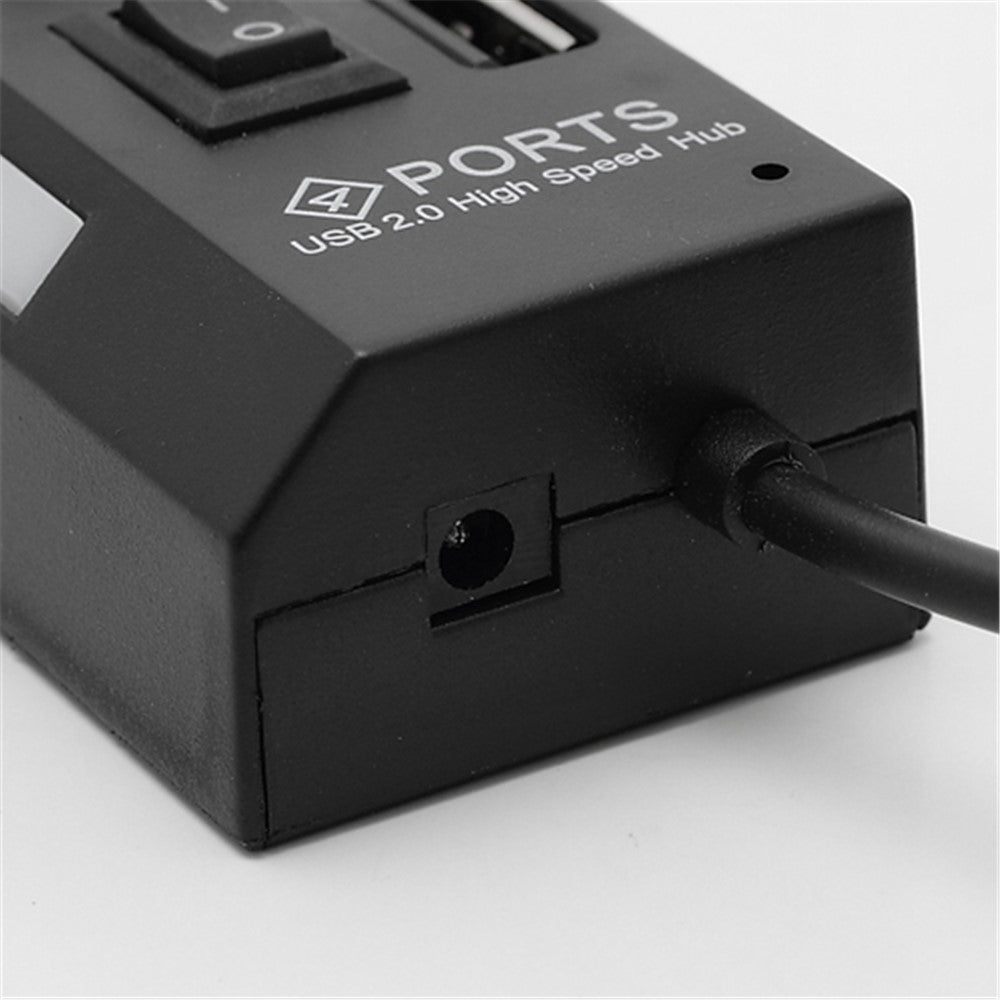 4 Port Hi-Speed USB 2.0 HUB ON/OFF Switch for Laptop PC