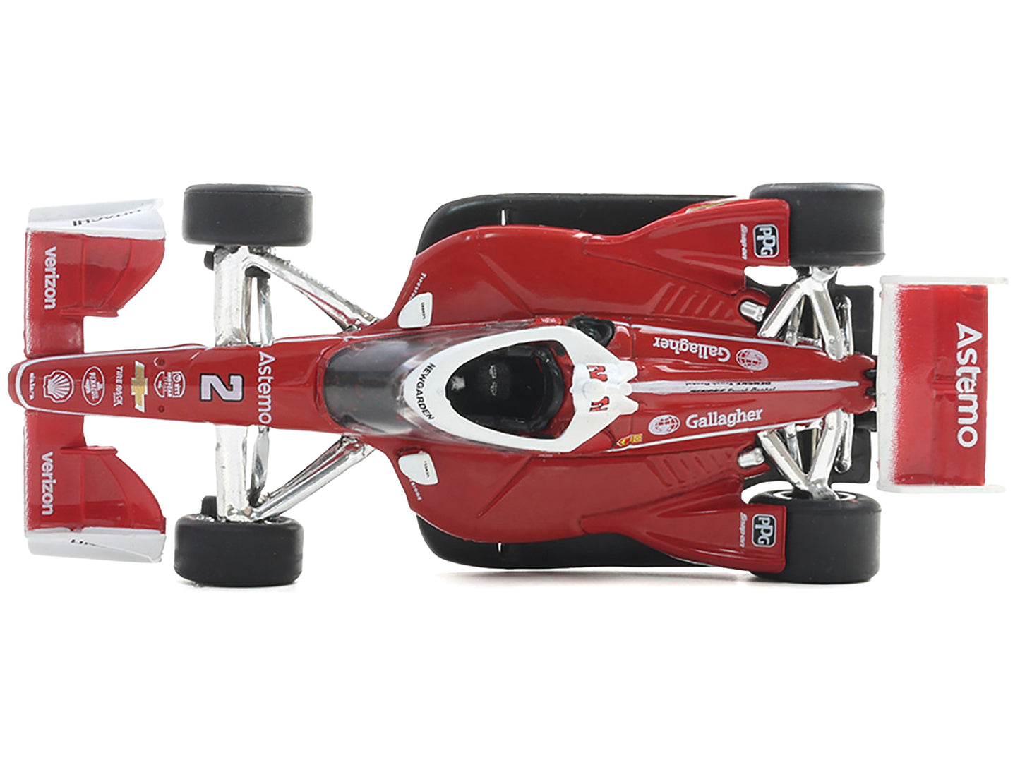Dallara IndyCar #2 Josef Newgarden "Astemo" Team Penske (Road Course Configuration) "NTT IndyCar Series" (2025) 1/64 Diecast Model Car by IXO Models