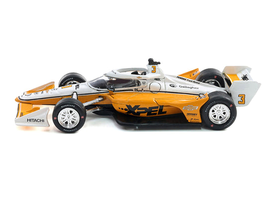 Dallara IndyCar #3 Scott McLaughlin "XPEL" Team Penske (Road Course Configuration) "NTT IndyCar Series" (2025) 1/64 Diecast Model Car by IXO Models
