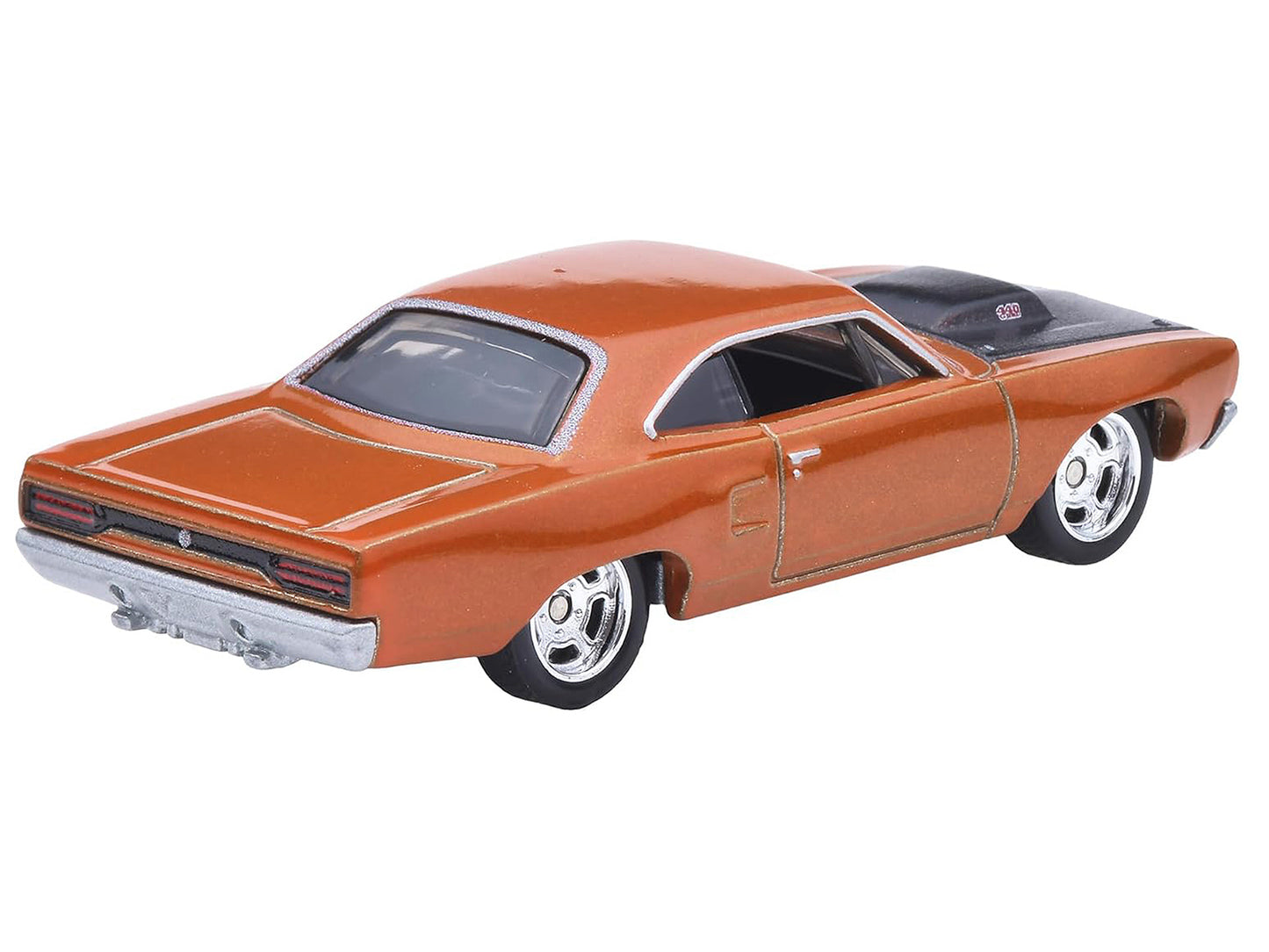1970 Plymouth Road Runner Custom Copper Metallic with Black Hood "Furious 7" (2015) Movie "Fast & Furious" Series Diecast Model Car by Hot Wheels