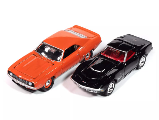 Johnny Lightning "2-Packs" 2024 Release 1 Set A of 6 pieces 1/64 Diecast Model Cars by Johnny Lightning