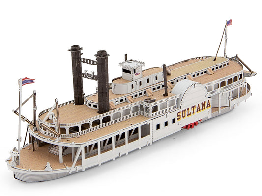 Model Kit Sultana Steamboat (Moderate Difficulty) Steel Model by Metal Earth