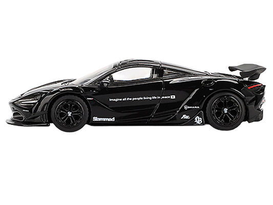 McLaren 720S LB-Works Black Limited Edition 1/64 Diecast Model Car by Mini GT