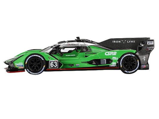 Lamborghini SC63 #63 Matteo Cairoli - Andrea Caldarelli - Romain Grosjean "Iron Lynx" IMSA "12 Hours of Sebring" (2024) Limited Edition 1/64 Diecast Model Car by Mini GT