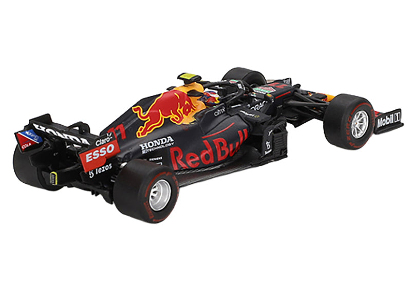 Red Bull RB16B #11 Sergio Perez Winner Formula One F1 "Azerbaijan GP" (2021) Limited Edition 1/64 Diecast Model Car by Mini GT