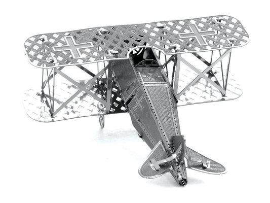 Model Kit Fokker D-VII Fighter Aircraft "Imperial German Army" (Easy Difficulty) Steel Model by Metal Earth
