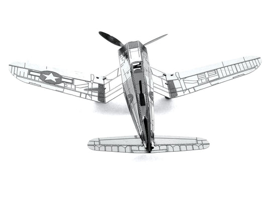 Model Kit Vought F4U Corsair Fighter Aircraft "United States Navy" (Moderate Difficulty) Steel Model by Metal Earth