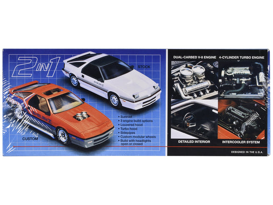 Skill 2 Model Kit 1988 Dodge Shelby Daytona Z 2-in-1 Kit 1/25 Scale Model by MPC