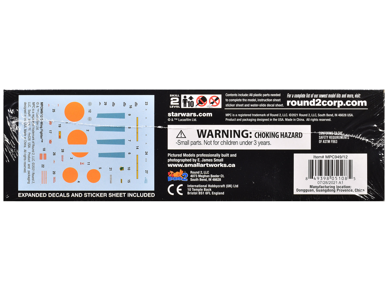 Skill 2 Snap Model Kit Eagle 2 Laboratory Pod "Space: 1999" (1975-1977) TV Series 1/144 Scale Model by MPC