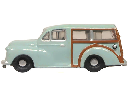 Morris Minor Traveller Smoke Gray 1/148 (N) Scale Diecast Model Car by Oxford Diecast