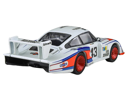 Porsche 935/78 "Moby Dick" #43 Rolf Stommelen - Manfred Schurti "Martini Racing Porsche System" "24 Hours of Le Mans" (1978) 1/64 Diecast Model Car by Paragon Models