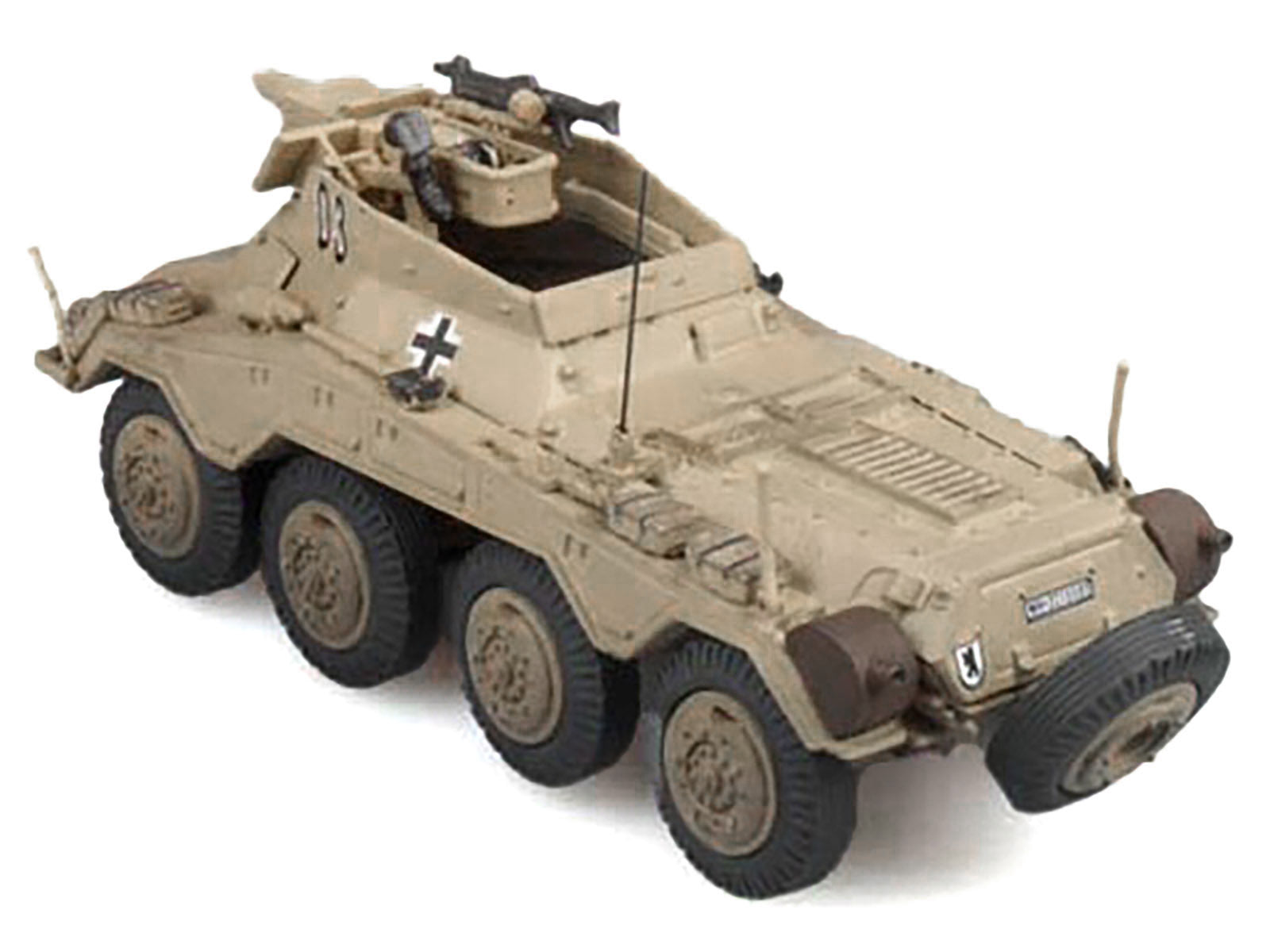 Sd.Kfz. 234/3 Armored Vehicle "#0 3rd Panzer Division Hungary" (1945) German Army 1/72 Diecast Model by Panzerstahl