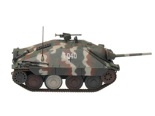 Hetzer (Mid Prod) Tank Destroyer "T-040 Marika 2nd Hungarian Panzer Division Balaton" (1945) German Army 1/72 Diecast Model by Panzerstahl