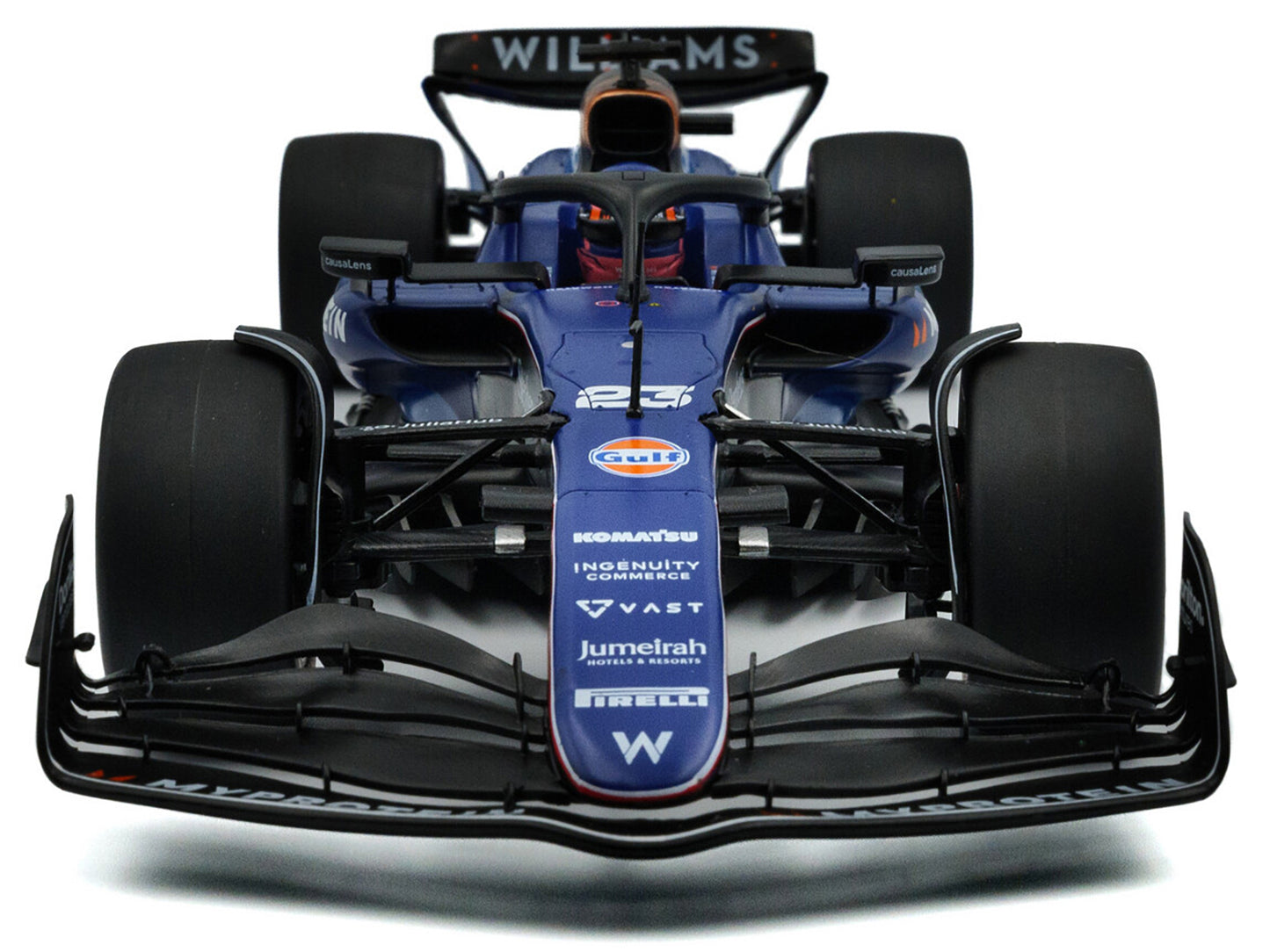Williams FW46 #23 Alex Albon "Williams Racing" Formula One F1 Saudi Arabian GP (2024) "Competition" Series 1/18 Diecast Model Car by Solido