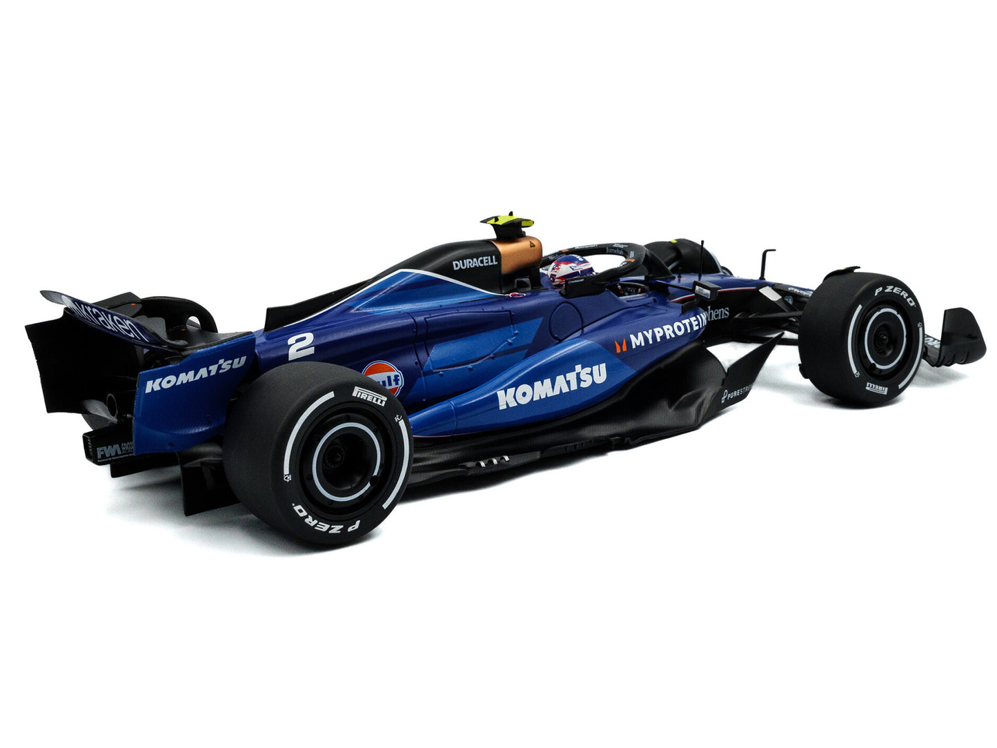 Williams FW46 #2 Logan Sargeant "Williams Racing" Formula One F1 Saudi Arabian GP (2024) "Competition" Series 1/18 Diecast Model Car by Solido