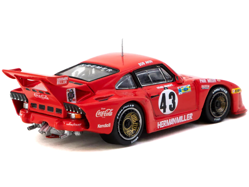 Porsche 935 K3 #43 Bob Akin - Paul Miller - Craig Siebert "Bob Akin Motor Racing" "24 Hours of Le Mans" (1981) "Hobby64" Series 1/64 Diecast Model Car by Tarmac Works