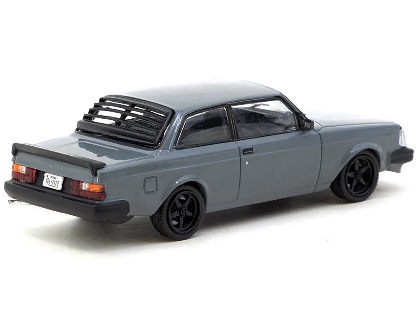Volvo 242 Custom Gray "Road64" Series 1/64 Diecast Model Car by Tarmac Works