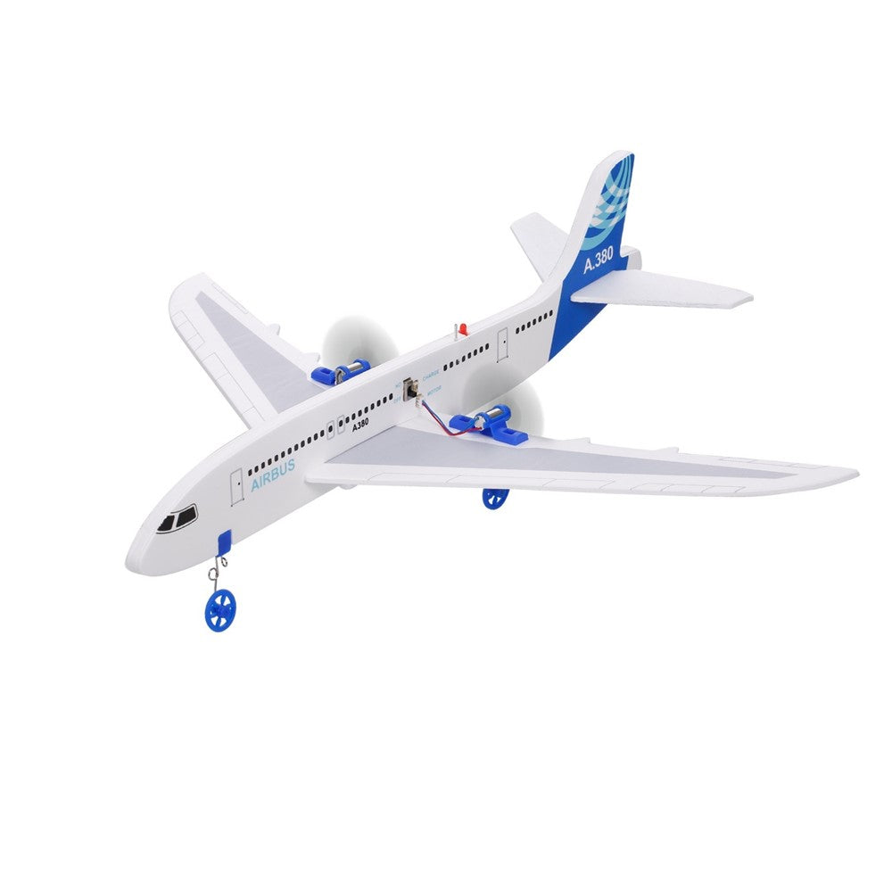 A380 RC Airplane for Kids 2.4GHz 2CH Small Plane DIY Flight Toys for Kids Boys
