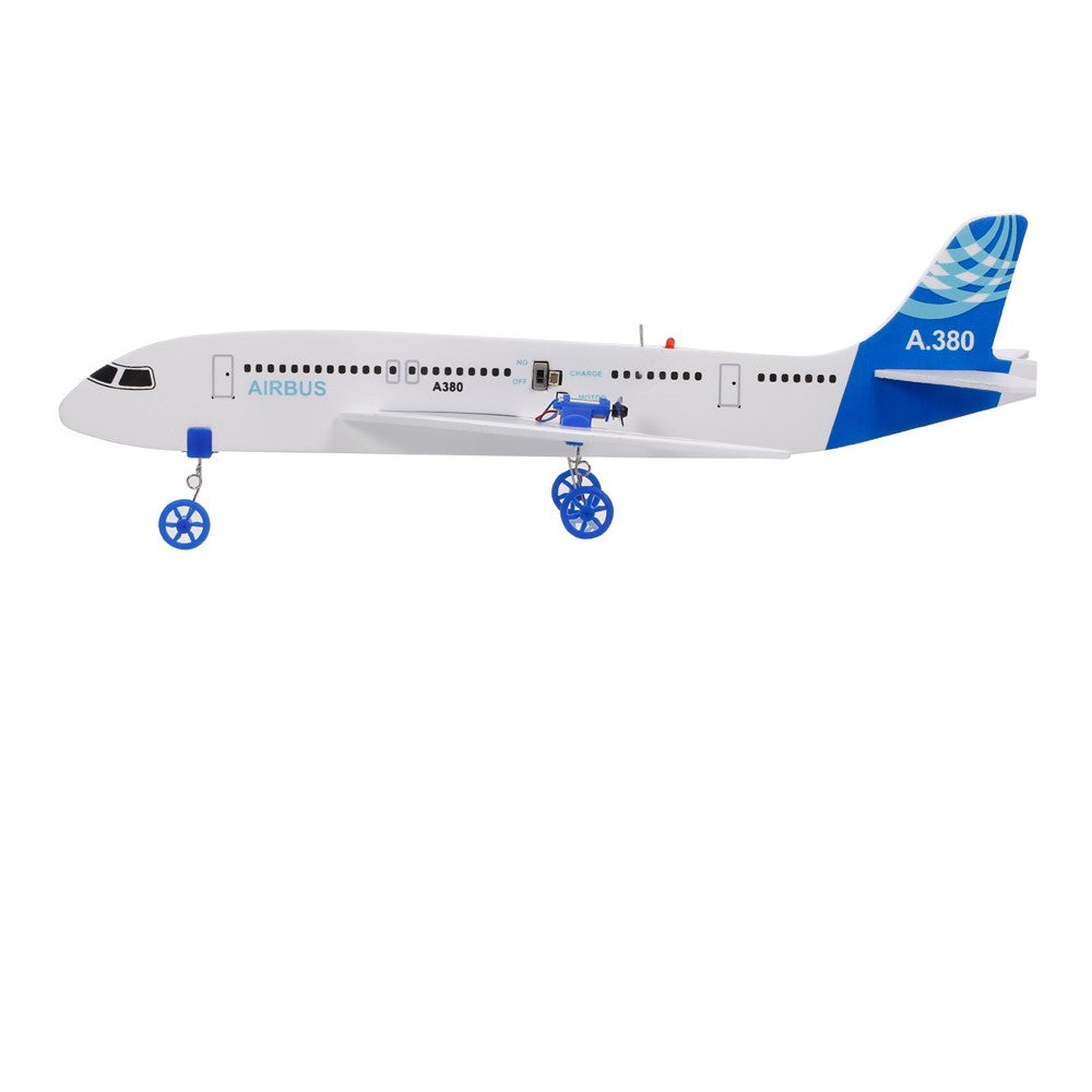 A380 RC Airplane for Kids 2.4GHz 2CH Small Plane DIY Flight Toys for Kids Boys