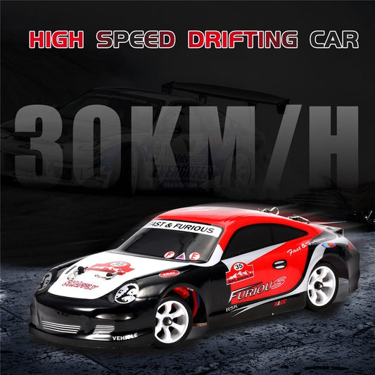 WLTOYS K969 Remote Control Drift Car 1/28 Scale RC Sport Racing Car 2.4G 4WD High Speed 30KM/H RC Car Drift Toy with Metal Chassis